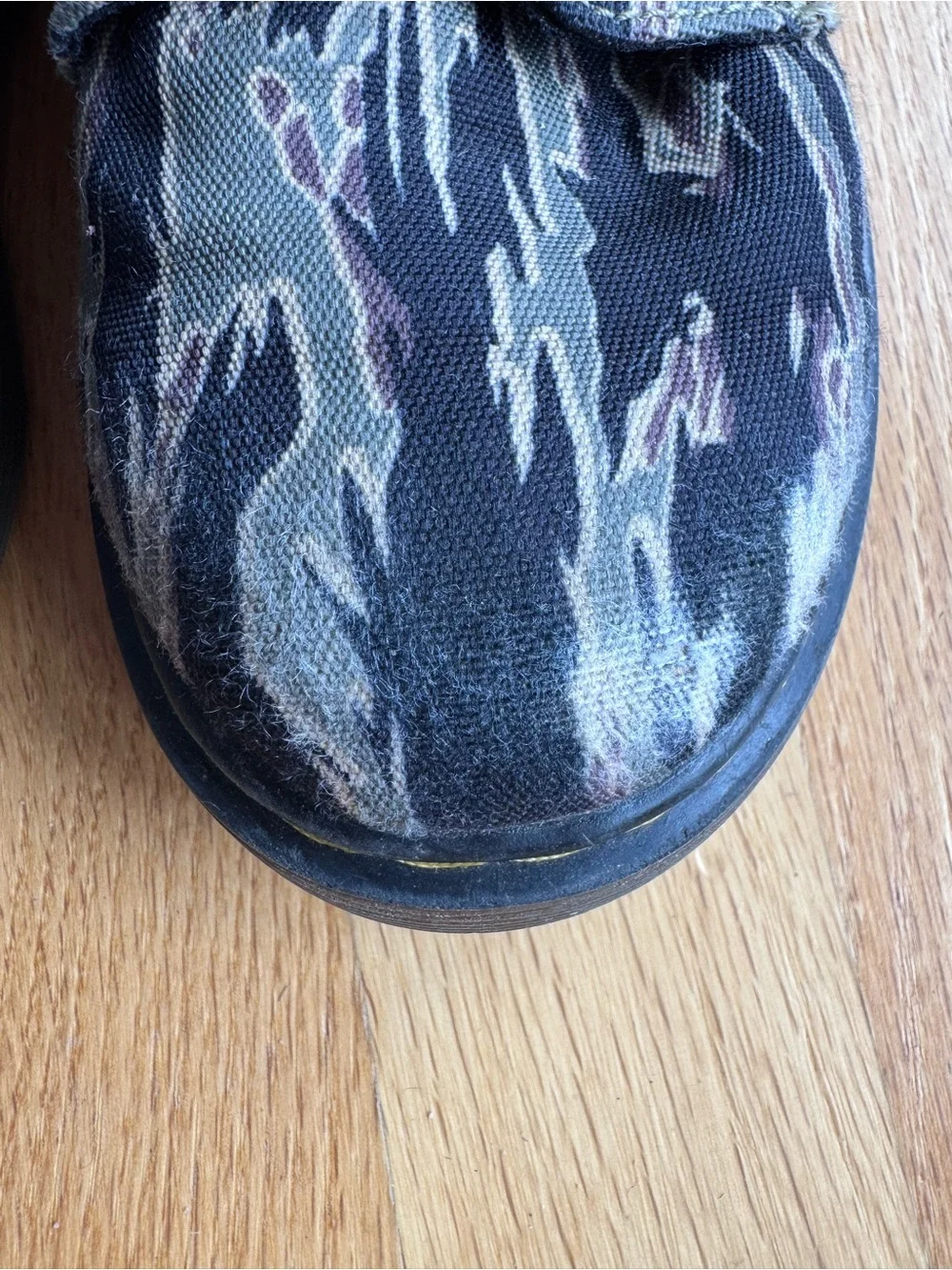 Dr. Martens 1460 Camo Canvas Combat Boots – Kids Size 3